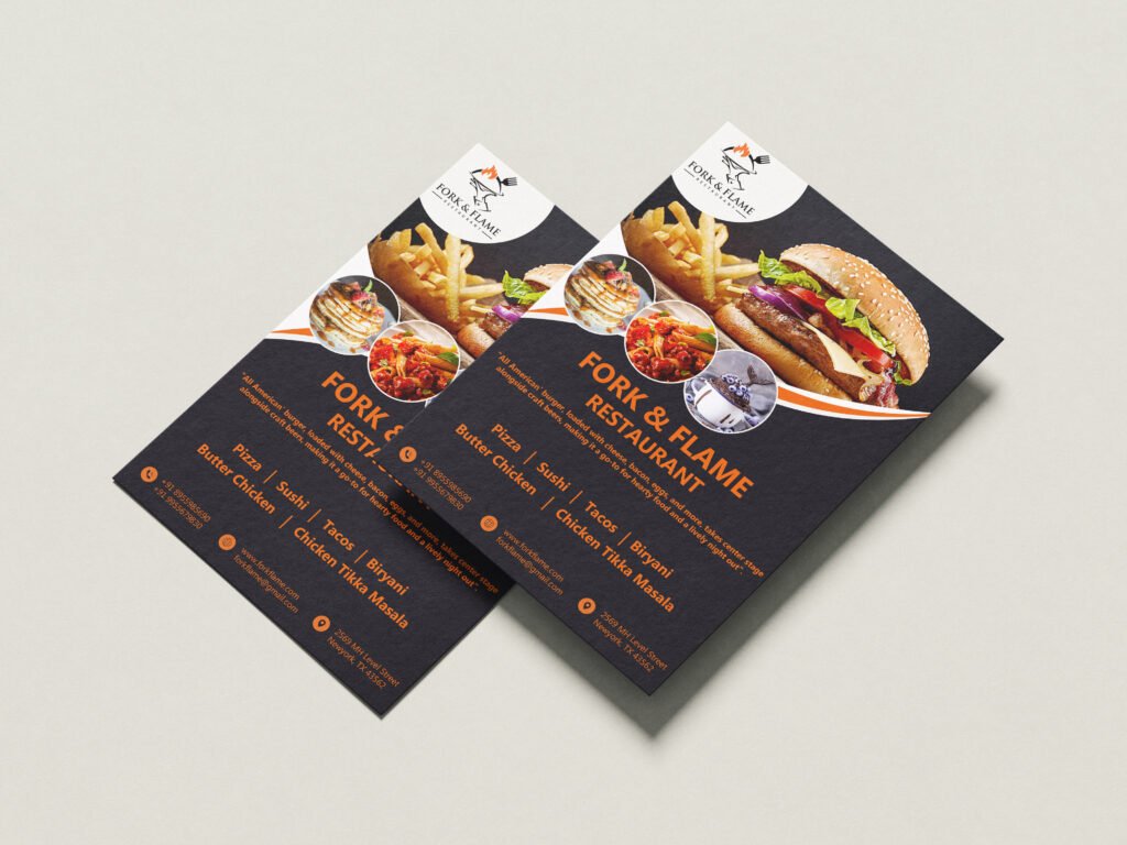 single a5 flyer mockup 2
